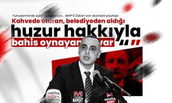 MHP'li Özkan’dan huzur hakkı çıkışı! Bahis oynuyorlar...
