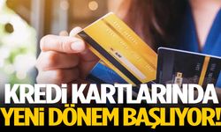 Kredi kartlarında 1 Ocak'ta yeni dönem!