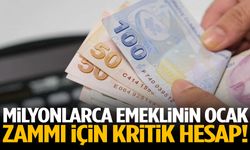 Milyonlarca emeklinin Ocak zammı için kritik hesap!