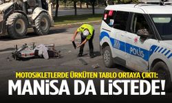 Motosikletlerde ürküten tablo ortaya çıktı: Manisa da listede!