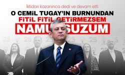 Özgür Özel'den Cemil Tugay'a: Burnundan fitil fitil getirmezsem namussuzum