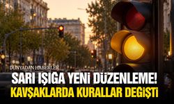 Sarı ışığa yeni düzenleme! Kavşaklarda kurallar değişti