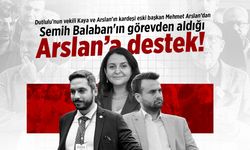 Semih Balaban'ın görevden aldığı Özge Arslan'a destek