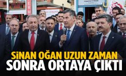 Sinan Oğan uzun zaman sonra ortaya çıktı