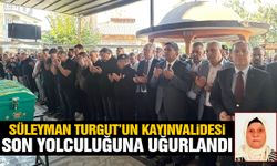AK Parti Manisa İl Başkanı Süleyman Turgut’un kayınvalidesi son yolculuğuna uğurlandı