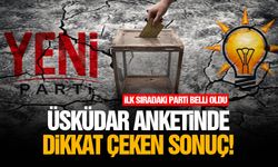 Üsküdar anketinde dikkat çeken sonuç!
