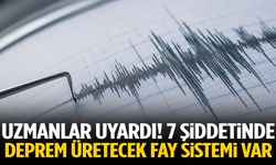 Uzmanlar uyardı! 7 şiddetinde deprem üretecek fay sistemi var