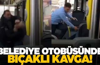 İzmir’de belediye otobüsünde bıçaklı dehşet!