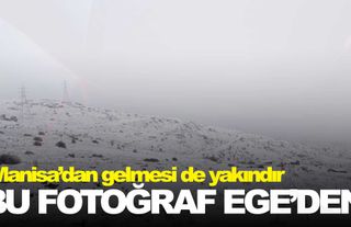 Kar etrafımızı sardı… Manisa sınırlarına girmesi an meselesi!