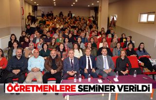Öğretmenlere “Uluslararası projelerin mantığı” semineri verildi