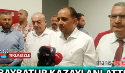 Kaza sonrası Baybatur’dan ilk görüntüler