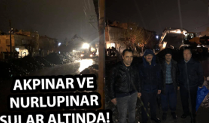 Akpınar ve Nurlupınar sular altında