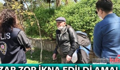 Manisa'da sokakta yaşayan vatandaş otele yerleştirildi