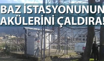 Baz istasyonunun akülerini çaldıra!