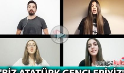 Manisalı gençler 19 Mayıs’ı bu marşla kutladı