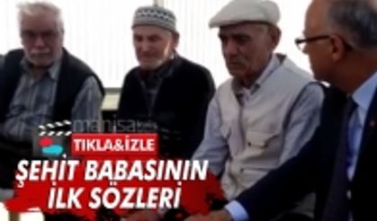 ŞEHİT BABASINDAN METANET ÖRNEĞİ