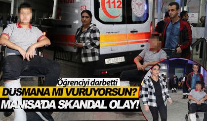 Manisa'da öğrencisini darbettiği öne sürülen öğretmen gözaltına alındı