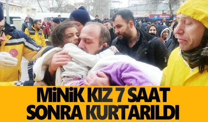 5 yaşındaki çocuk, depremden 7 saat sonra canlı olarak kurtarıldı