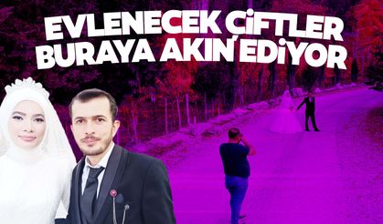 Manisa’da evlenecek çiftlerin uğrak yeri oldu!