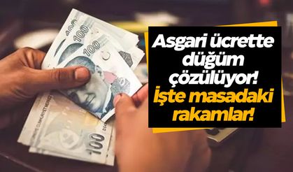 Asgari ücrette düğüm çözülüyor! Yeni maaş tablosu...