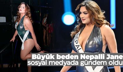 Büyük beden Nepalli güzel sosyal medyada gündem oldu!