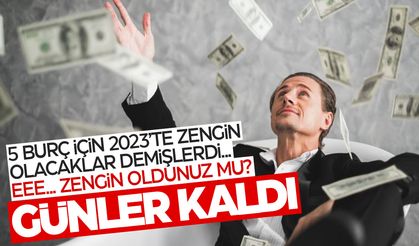 5 burç 2023'te zengin olacak demişlerdi... Zengin olabildiniz mi? İşte o burçlar...