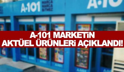 A-101’de indirim rüzgarı… Aktüel ürün listeleri açıklandı!