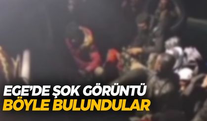 Ege'de şok görüntü