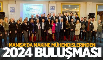 Manisa'da 2024 kokteyli... Makine mühendisleri buluştu