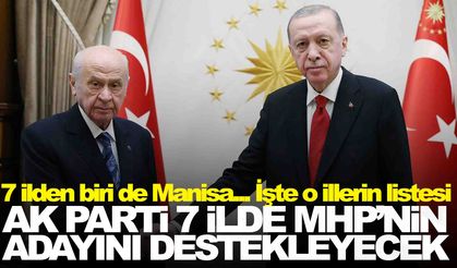 AK Parti 7 ilde MHP’nin adayını destekleyecek… İşte illerin listesi ve adaylar!