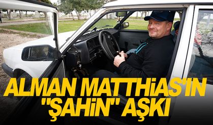 Alman Matthias'ın Şahin aşkı görenleri gülümsetiyor