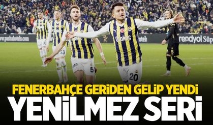 Fenerbahçe'den yenilmezlik serisi! 12 maça çıktı