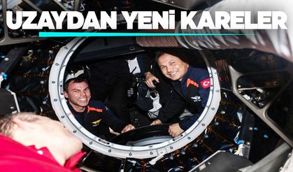 İlk Türk astronot Alper Gezeravcı'dan yeni görüntüler geldi!