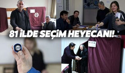 Türkiye’den sandık manzaraları!