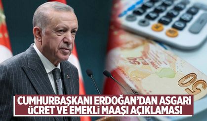 Cumhurbaşkanı Erdoğan asgari ücret ve emekli maaşı için sinyali verdi! Enflasyon…