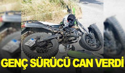 İzmir’de motosiklet kamyona çarptı… Sürücü can verdi