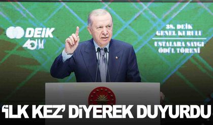 Cumhurbaşkanı Erdoğan ‘İlk kez’ diyerek rakam verdi!