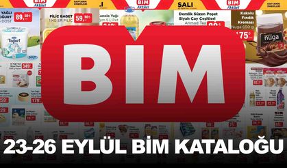 BİM 23-26 Eylül 2025 indirim kataloğu