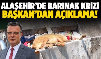 Alaşehir’de tepki çeken barınak görüntülerine başkandan açıklama!