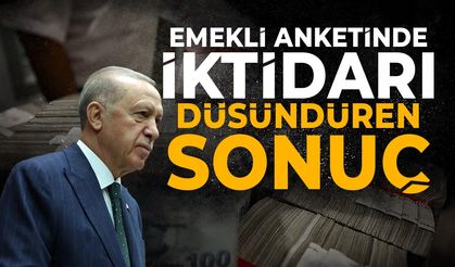 Emekli anketinde siyaseti hareketlendirecek sonuç!