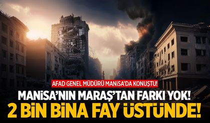 Manisa’nın Kahramanmaraş’tan farkı yok! 2 bin bina direkt fay hattı üzerinde…