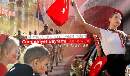 Manisa 29 Ekim Cumhuriyet Bayramı kutlamalarından kareler | 2025
