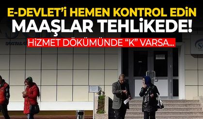 SGK’dan Kritik Uyarı: Hizmet Dökümünde ‘K’ İşareti Olanlar Maaşlarını Kaybedebilir!