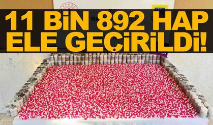 Alaşehir’de zehir tacirine suçüstü: 11 bin 892 sentetik ecza hap ele geçirildi