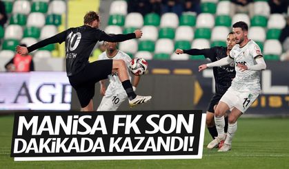 Manisa FK deplasmanda 3 puanı kaptı