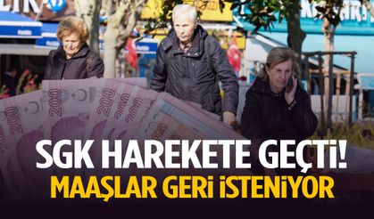 SGK harekete geçti! Maaşlar geri isteniyor…