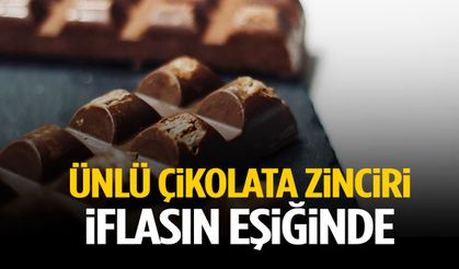 Türkiye’de de şubesi bulunan çikolata zinciri iflasın eşiğinde