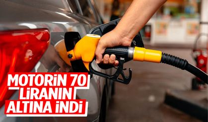 Motorin 70 liranın altına indi!