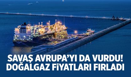 Avrupa’da doğalgaz fiyatları sıçradı