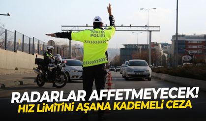 Bayramda yola çıkacakları ilgilendiriyor! Hızını aşana kademeli ceza geliyor